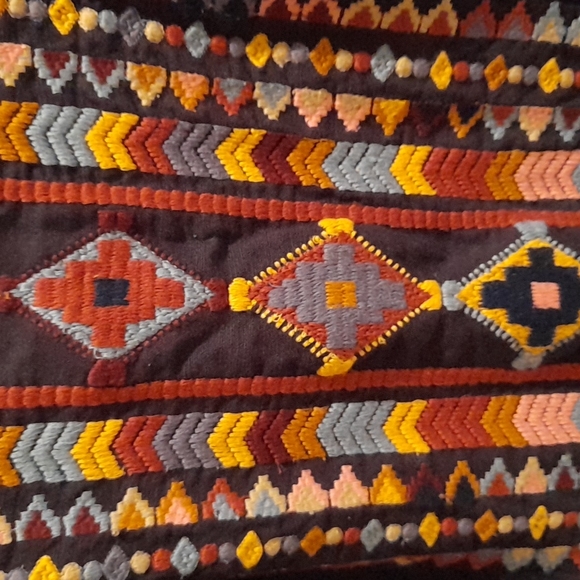 TIGERLILY Nazilla Embroidered Cotton Navy Onesie Romper Playsuit - Picture 14 of 16